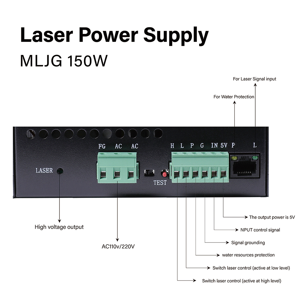 Zhenyu Laser Power Supply150W