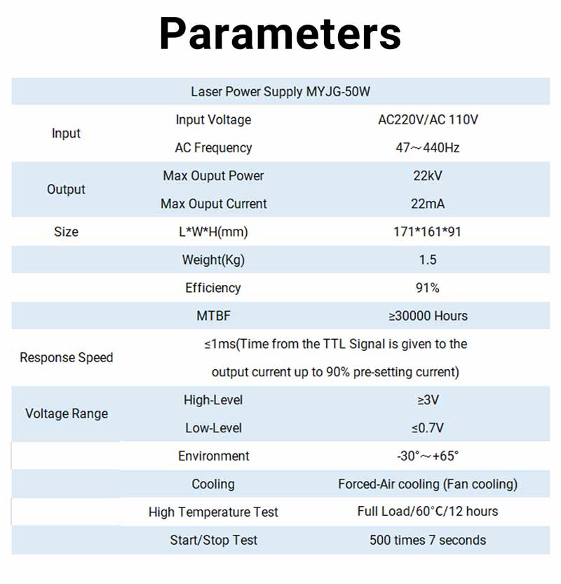 Zhenyu Laser Power Supply